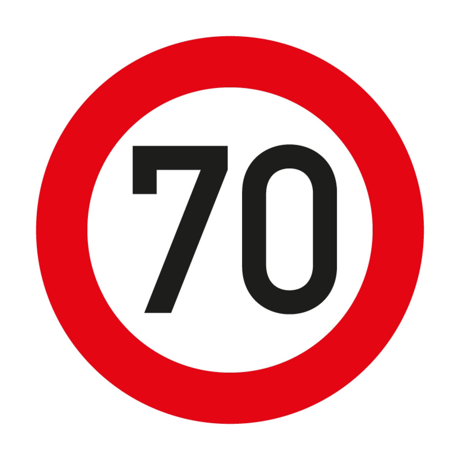 0. Foto Geburtstagschild Verkehrsschild Straßenschild Schild PVC (Zahl auf dem Schild: 70)