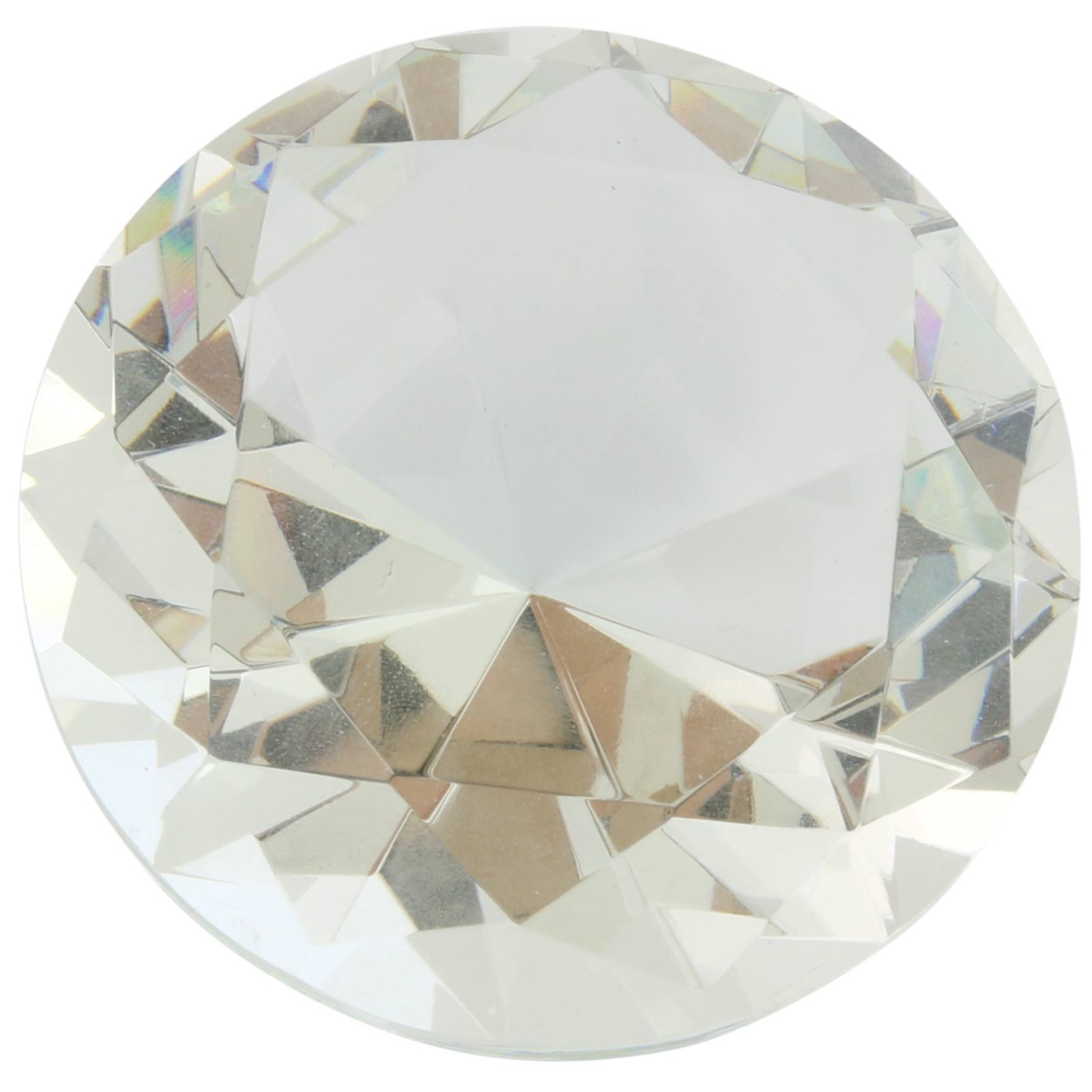 1. Foto Diamant Kristall Glasdiamant Deko Tischdeko Hochzeit 3 Größen (Größe: L - 7cm)