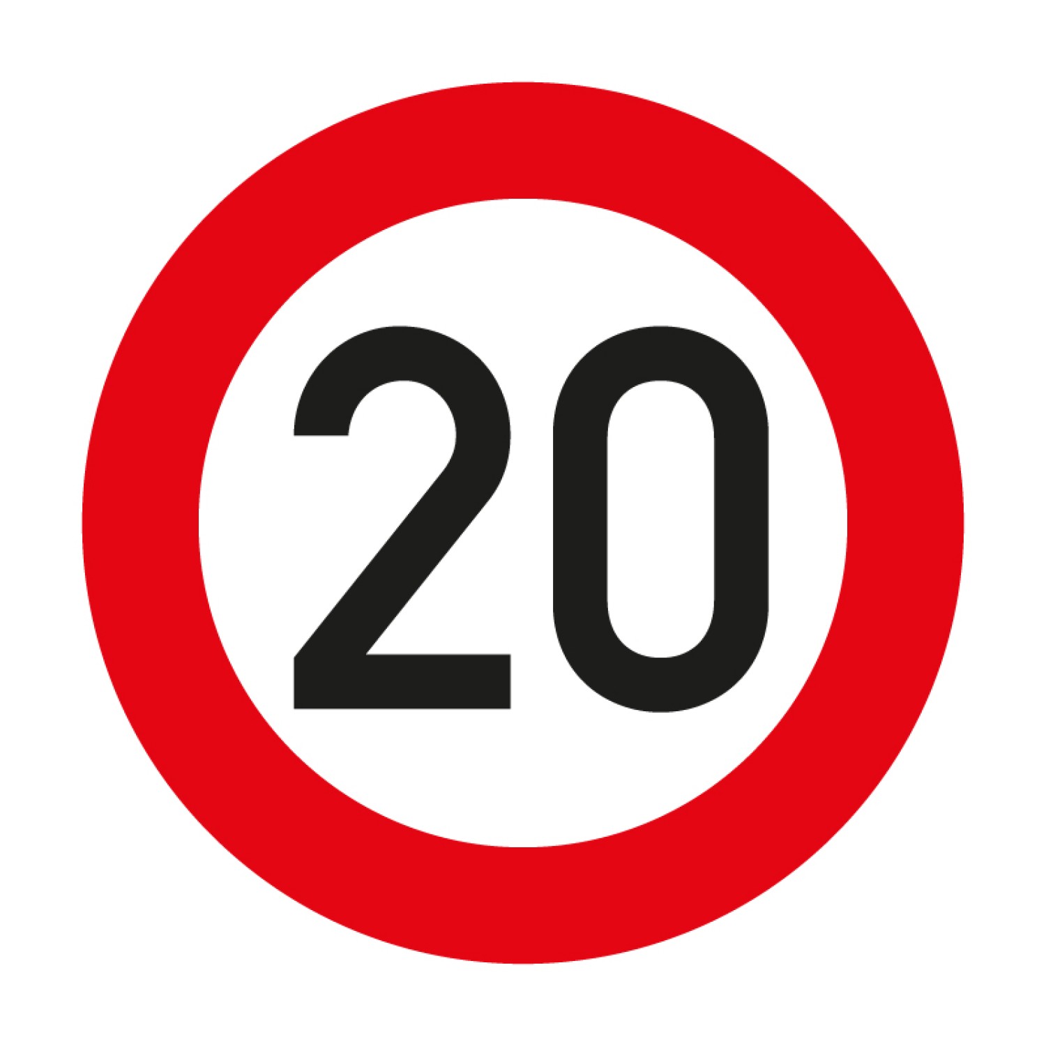 0. Foto Geburtstagschild Verkehrsschild Straßenschild Schild PVC (Zahl auf dem Schild: 20)
