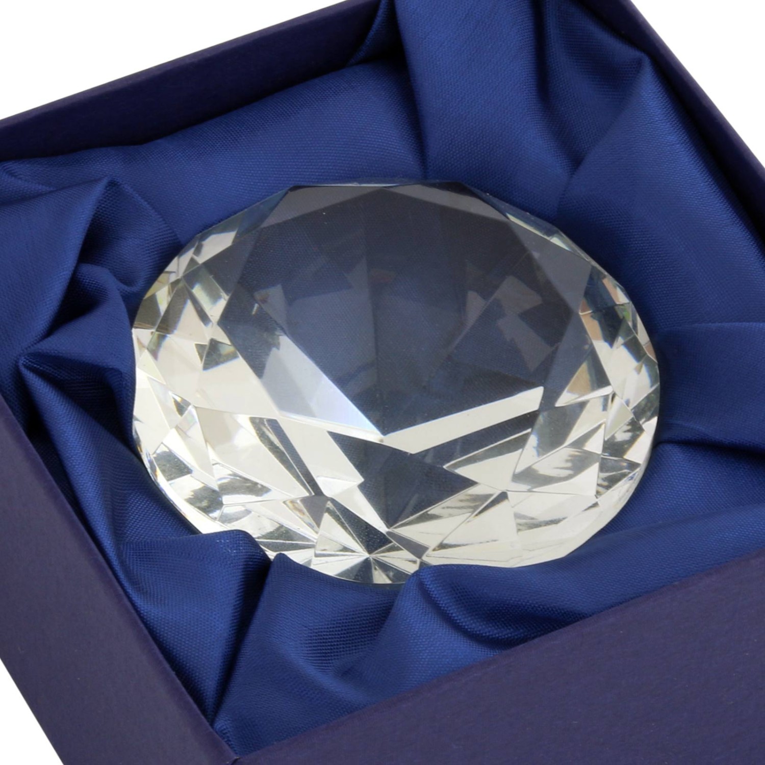 0. Foto Diamant Kristall Glasdiamant Deko Tischdeko Hochzeit 3 Größen (Größe: XL - 10cm)